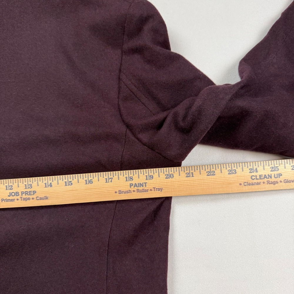 Banana Republic Slim Fit Wool Blend Blazer Burgundy Sport Coat 40S Mens NWT - Picture 6 of 10